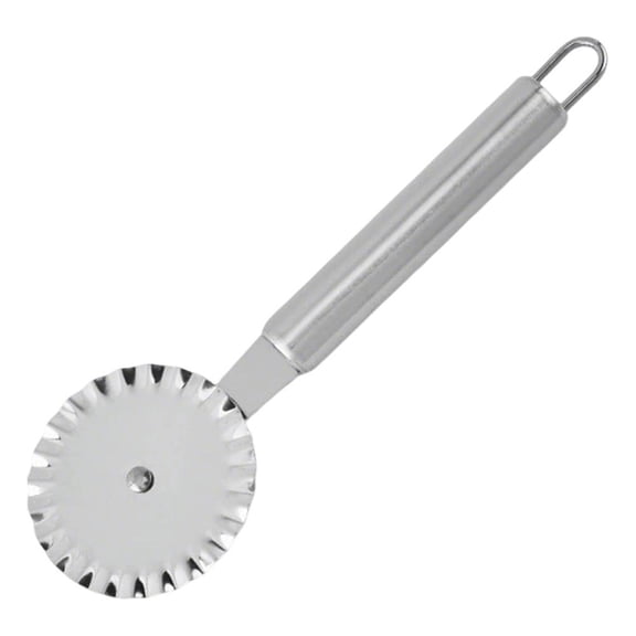 Stainless Steel Pastry Wheel Cutter, Fluted Dough Cutter Multi-Purpose Kitchen Tool for Ravioli, Dumplings, Pie Crusts, Pizza, Baking