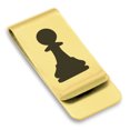 thumbnail image 1 of Stainless Steel Pawn Chess Piece Classic Slim Money Clip Credit Card Holder, 1 of 2