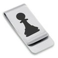 thumbnail image 1 of Stainless Steel Pawn Chess Piece Classic Slim Money Clip Credit Card Holder, 1 of 2