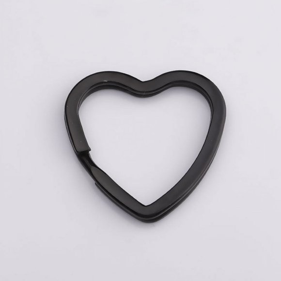Stainless Steel Peach Heart Keychain: DIY Couple Pendant for Tourism Souvenir, Customizable Key Ring