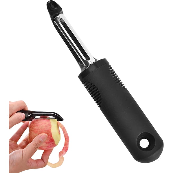 , Stainless Steel Peeler with Ergonomic Non-Slip Handle, Ultra-Sharp Blade Vegetable Fruit Scraper for Potatoes, Carrots, Apples Dishwasher Safe & Rust-Resistant