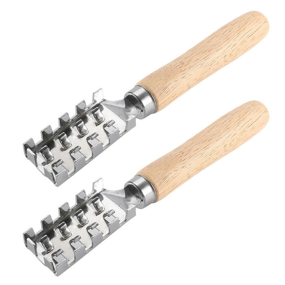 Stainless Steel Fish Scale Remover with Silver Color for Home Use 2pcs
