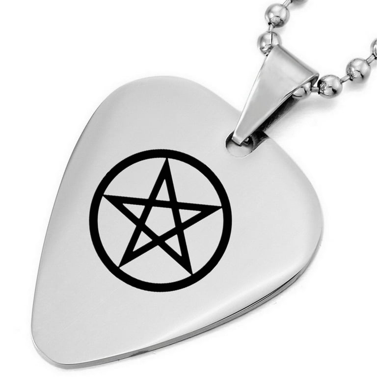 Satanic star necklace hot sale