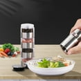Stainless Steel Pepper Grinder Manual M.u.lti Function Sp.ice Mill With