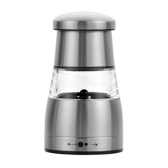 Stainless Steel Manual Pepper Grinder Shaker for Kitchen Cooking and BBQ 4.5 Inch Silver