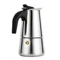 thumbnail image 1 of Stainless Steel Percolator  Pot Espresso Coffee Maker Stove Home Office Use (200ml), Stainless Steel, Percolator  Pot, 1 of 7
