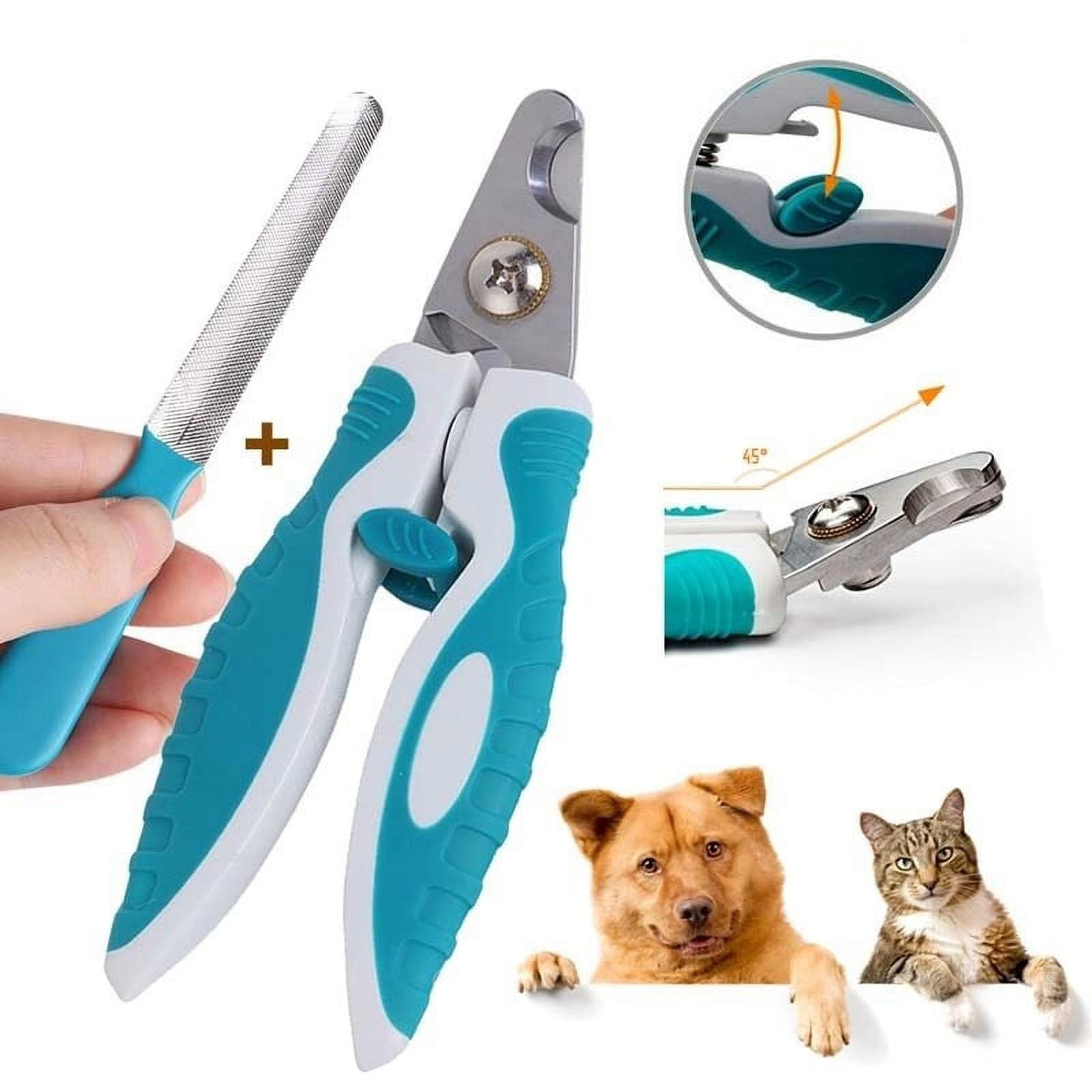 Dog Nail Clippers Professional Puppy Claws Cutter No Over Cutting Nail  Trimmer Nail File Razor Sharp Blade Pet Grooming Supplies - AliExpress