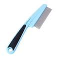 thumbnail image 1 of Stainless Steel Pet Grooming Brush, Fine Tooth Deshedding Tool for Dogs Cats, Dematting Comb for Long Short Hair, Blue, 1 of 8