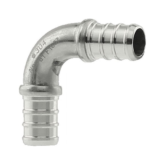 Boshart Industries SSPEX-E05 1/2 Inch Stainless Steel PEX 90° Elbow