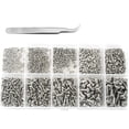 thumbnail image 2 of 1000-Piece Small Phillips Pan Head Screw Assortment – Micro Tiny Screws – Carbon Steel 2 of 3