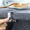 thumbnail image 1 of Stainless Steel Picnic Tablecloth Clips, Large Size 7.4x5x2cm Table Cover Holders for 2 Inch Thick Tables, Strong & Durable Table Cloth Holders for Indoor Outdoor Parties, Weddings, Camping, Buffets, 1 of 5