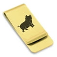 thumbnail image 1 of Stainless Steel Pig Good Luck Charm Classic Slim Money Clip Credit Card Holder, 1 of 2