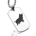 thumbnail image 1 of Stainless Steel Pig Good Luck Charm Dog Tag Pendant Necklace, 1 of 3