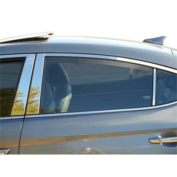 Stainless Steel Pillar Post Trim for 2017 HYUNDAI ELANTRA