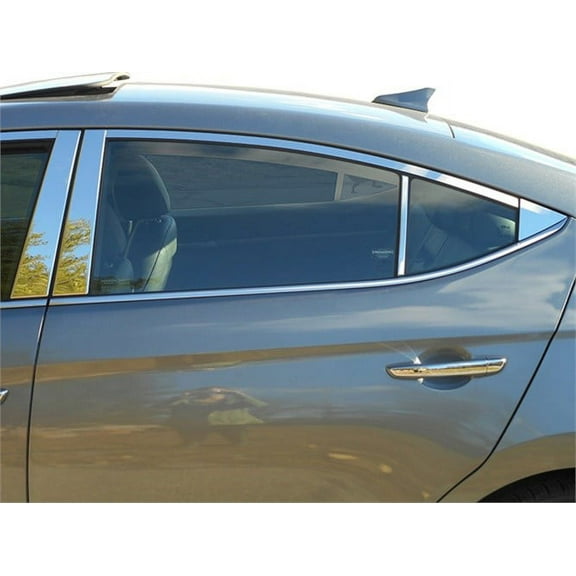 Stainless Steel Pillar Post Trim for 2017 HYUNDAI ELANTRA