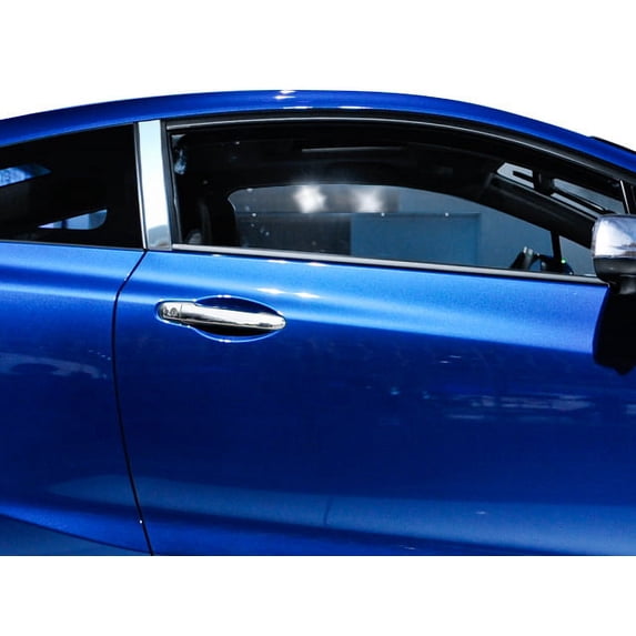 Stainless Steel Pillar Trim 2Pc Fits 2012-2015 Honda Civic PP12212 QAA