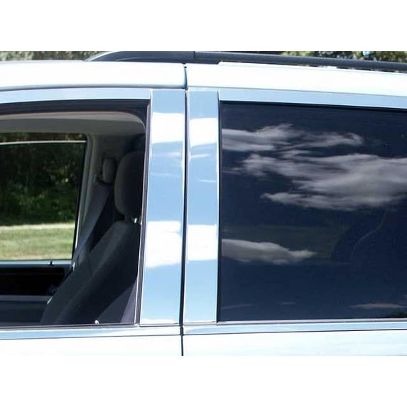Stainless Steel Pillar Trim 4Pc Fits 08-16 Chrysler Town & Country PP48895 QAA