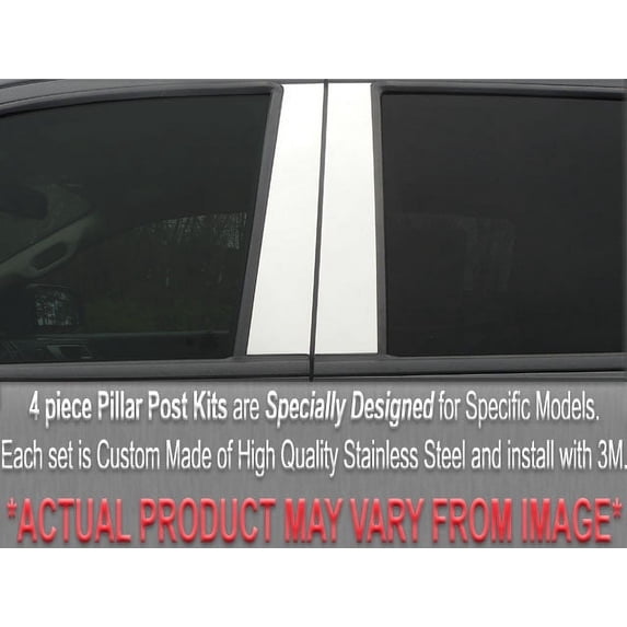 Stainless Steel Pillar Trim 4Pc Fits 1992-1996 Toyota Camry PP96130 QAA