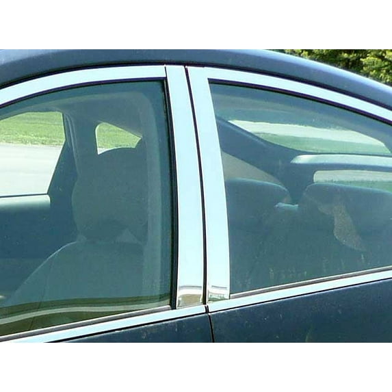 Stainless Steel Pillar Trim 4Pc Fits 2004-2009 Toyota Prius PP24135 QAA