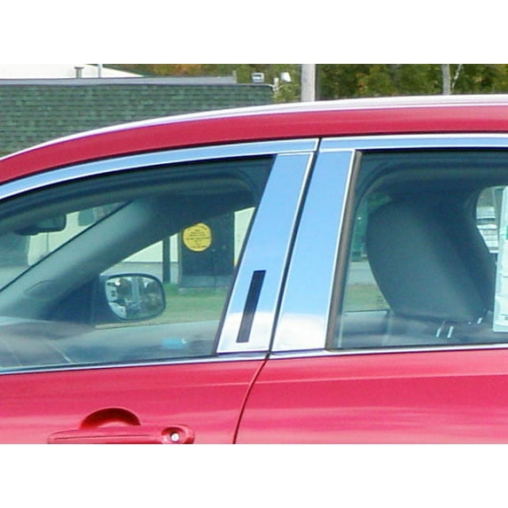 Stainless Steel Pillar Trim 4Pc Fits 2010-2019 Ford Taurus PP50490 QAA