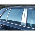 thumbnail image 1 of Stainless Steel Pillar Trim 6Pc Fits 1998-2010 Ford Crown Victoria PP32481 QAA, 1 of 7