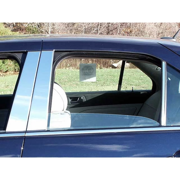 Stainless Steel Pillar Trim 6Pc Fits 2005-2011 Cadillac STS PP45237 QAA