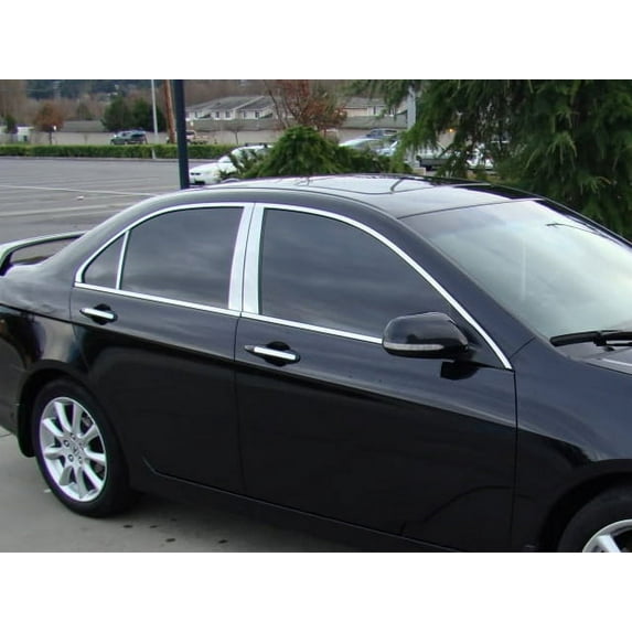 Stainless Steel Pillar Trim 6Pc Fits 2006-2008 Acura TSX PP26291 QAA