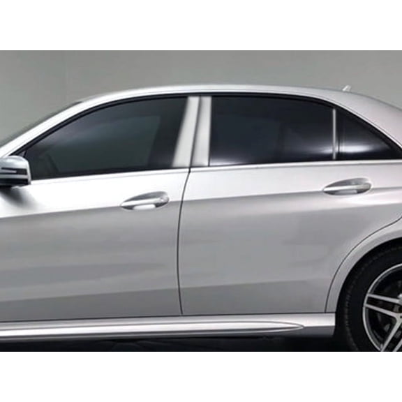 Stainless Steel Pillar Trim 6Pc Fits 2010-2016 Mercedes E Class PP10061 QAA
