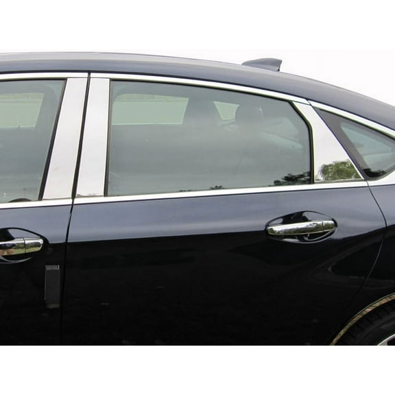 Stainless Steel Pillar Trim 6Pc Fits 2014-2020 Chevrolet Impala PP54136 QAA