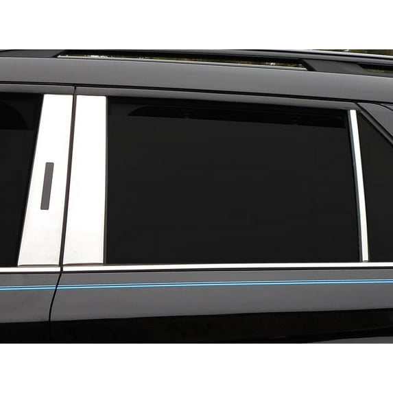 Stainless Steel Pillar Trim 6Pc Fits 2020 Ford Explorer PP60331 QAA
