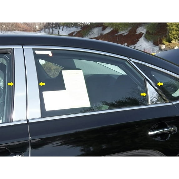 Stainless Steel Pillar Trim 8Pc Fits 2013-2018 Toyota Avalon PP13167 QAA