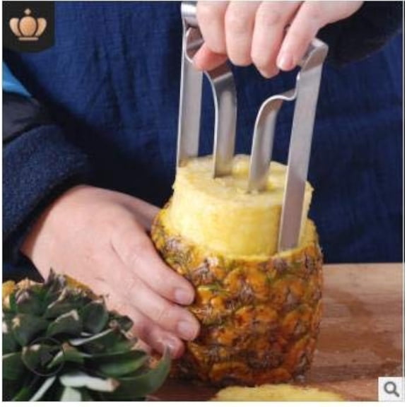 Stainless Steel Pineapple Cutter Corer,Peeler Fruit Slicer Corer Remover Kitchen Tool