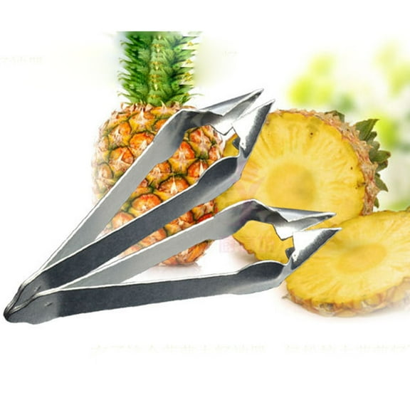 Stainless Steel Pineapple Eye Peeler | Remover Tool | Heavy Duty Corer Knife | Effortless Fruit Skin Removal | Easy to Clean | 13x3cm | Kitchen Essential