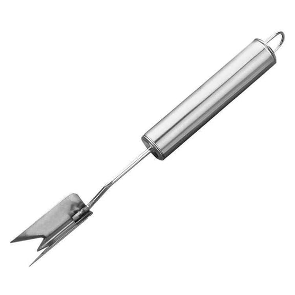 Stainless Steel Pineapple Eye Peeler, V-Shape Cutter & Remover  Multipurpose Clip for Easy Fruit Prep