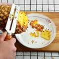 thumbnail image 1 of Stainless Steel Pineapple Peeler Kitchen Tool Durable Fruit Cutter Efficient Pineapple Eye Remover Easy Grip Home Cooking, 1 of 3