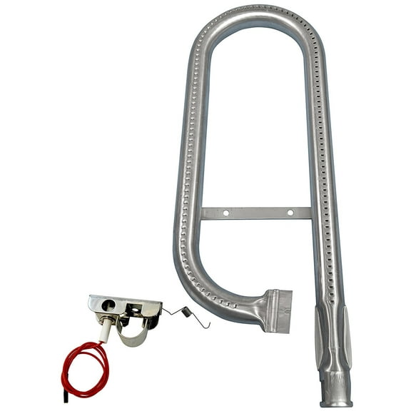 Stainless Steel Pipe Burner (Left) with Electrode for Ducane Grills