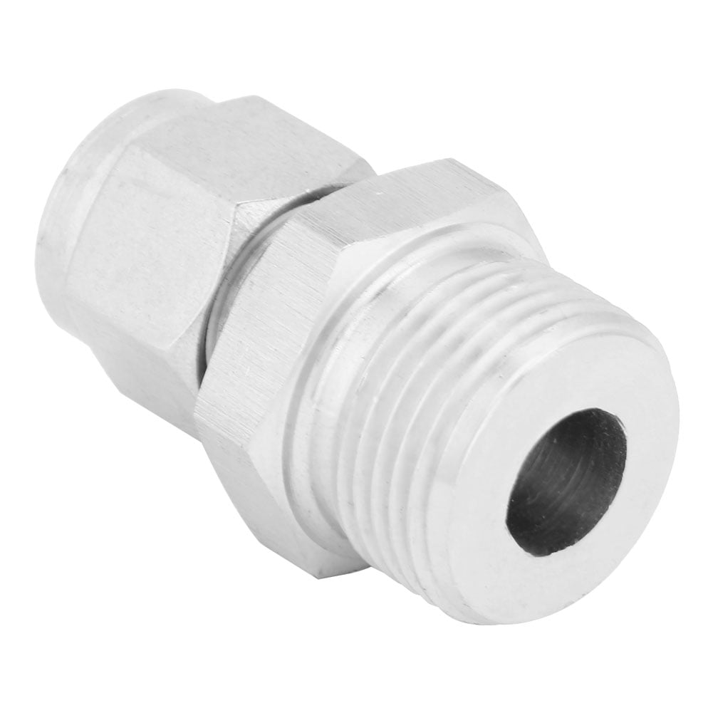 Stainless Steel Pipe Fitting Double Ferrule Joint Connector Single Card