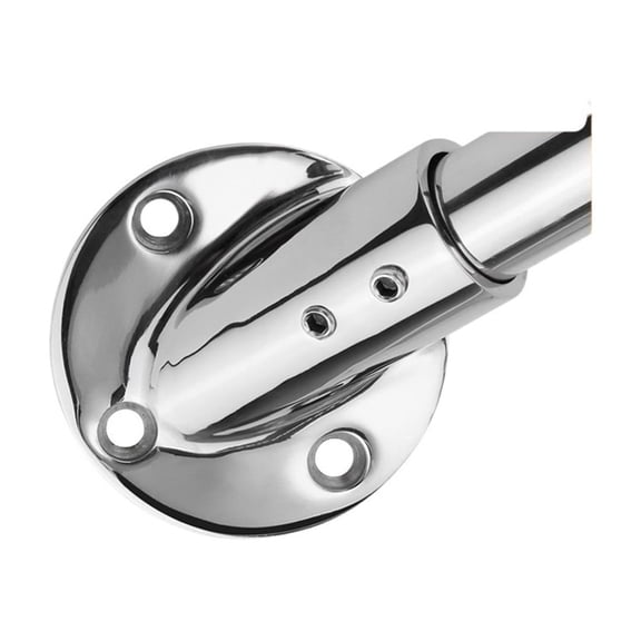 Stainless Steel Pipe Socket Rod Holder Fitting Bracket For 22mm Dia Pipe Hardware ,Easy to Install