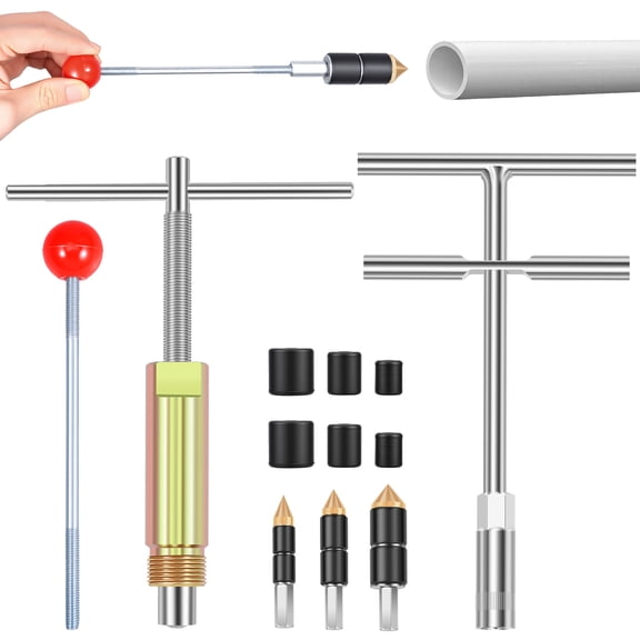 Stainless Steel Pipe Water Stopper Kit Hot Melt Water Stop Needle Pin Plumbing Tools 1/2 inch 3/4 Inch 1 Inch for Emergency Plugging Repair
