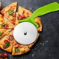 thumbnail image 1 of Stainless Steel Pizza Cutter Wheel Pizza Knife with ABS Handle Circular Pizza Tool Food-Grade Blade & Protective Cover Home Baking & Kitchen, 1 of 7