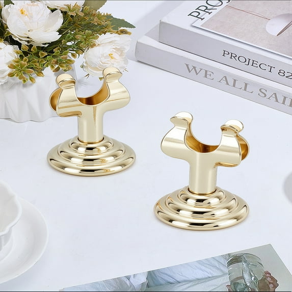 Stainless Steel Place Card Holders for Memo Note Name Sign Wedding Party Birthday Golden 27x40mm