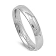 thumbnail image 1 of Stainless Steel Plain Concave Wedding Band Ring, 1 of 2