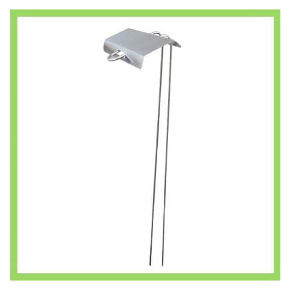 Stainless Steel Plant Marker, 10" P , 25 Piece Bundle, Large Diameter #10 Gauge Posts