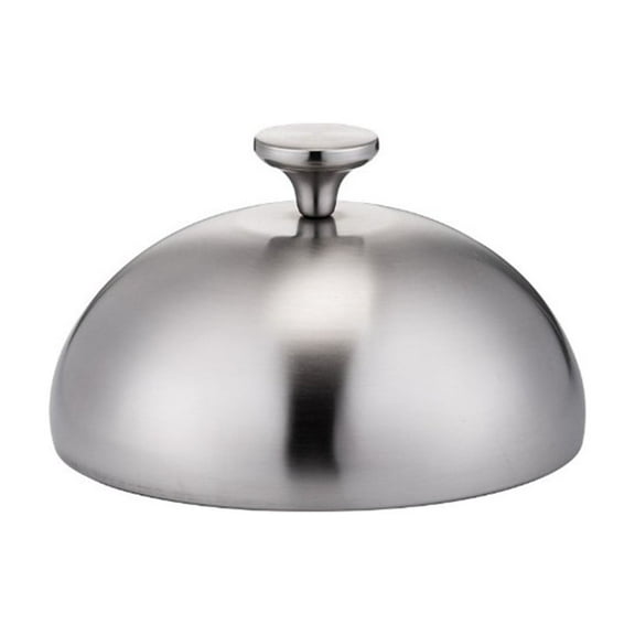 Stainless Steel Plate Dish Cover Dome Steak Lid For Party Cooking Indoor Outdoor