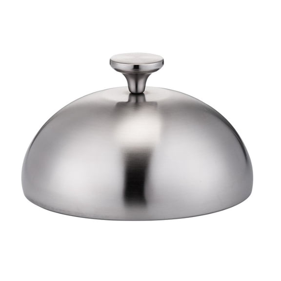 Stainless Steel Plate Dish Cover Dome Steak Lid For Party Cooking Indoor Outdoor