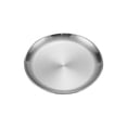 thumbnail image 1 of Stainless Steel Plates, Czzoypi Thickened Matte Brushed Dinnerware, Stackable Restaurant Grade Dessert Plates for Pasta Steak Side Dishes, 1 of 2