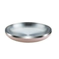 thumbnail image 1 of Stainless Steel Plates, Metal Camping Plate, Reusable Food Serving Dish Snack Eating Dishes Round Shatterproof Plate Silver Dinnerware for BBQ Dinner Oven Dishwasher Safe, 1 of 6
