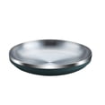 thumbnail image 1 of Stainless Steel Plates, Metal Camping Plate, Reusable Food Serving Dish Snack Eating Dishes Round Shatterproof Plate Silver Dinnerware for BBQ Dinner Oven Dishwasher Safe, 1 of 6