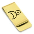 thumbnail image 1 of Stainless Steel Platinum Alchemy Symbol Classic Slim Money Clip Credit Card Holder, 1 of 2