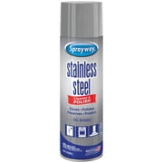 Sprayway Stainless Steel Polish Cleaner - Streak-Free - 12 Pack, 20 oz. Can